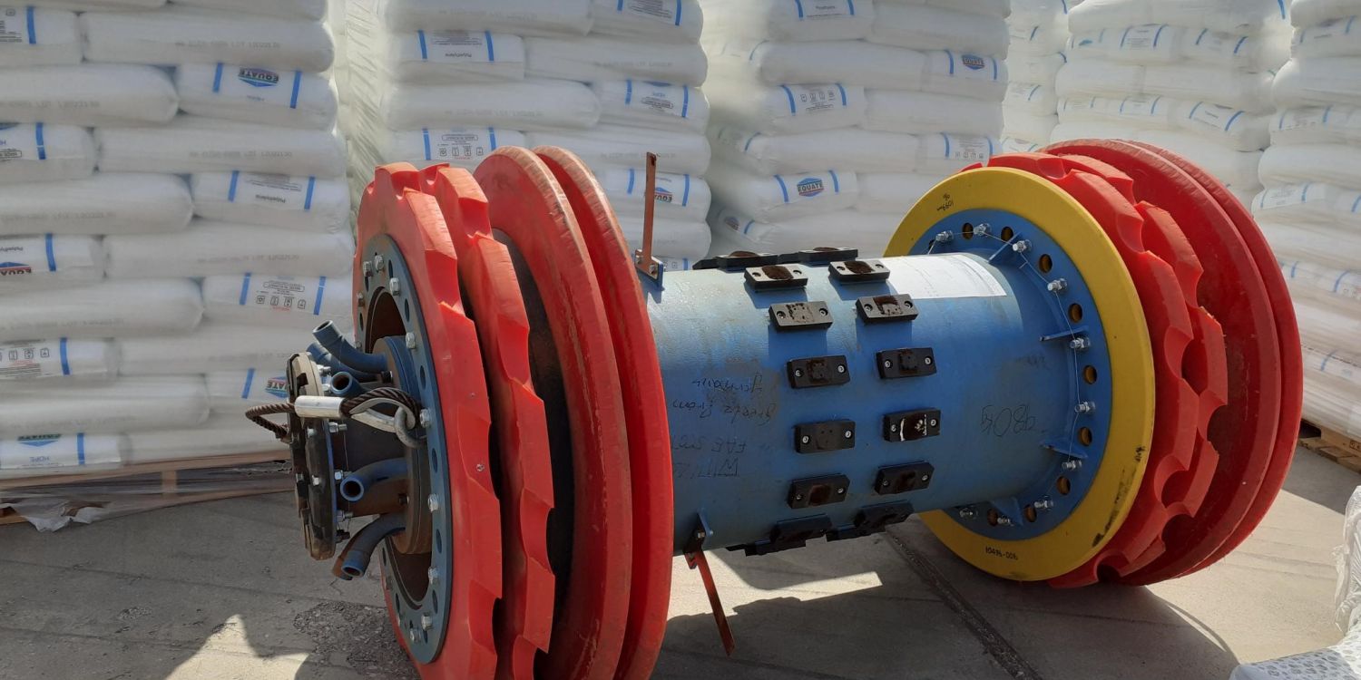 Delta Maritime - Logistics Management for Trans Adriatic Pipeline (TAP) 1st testing following production!