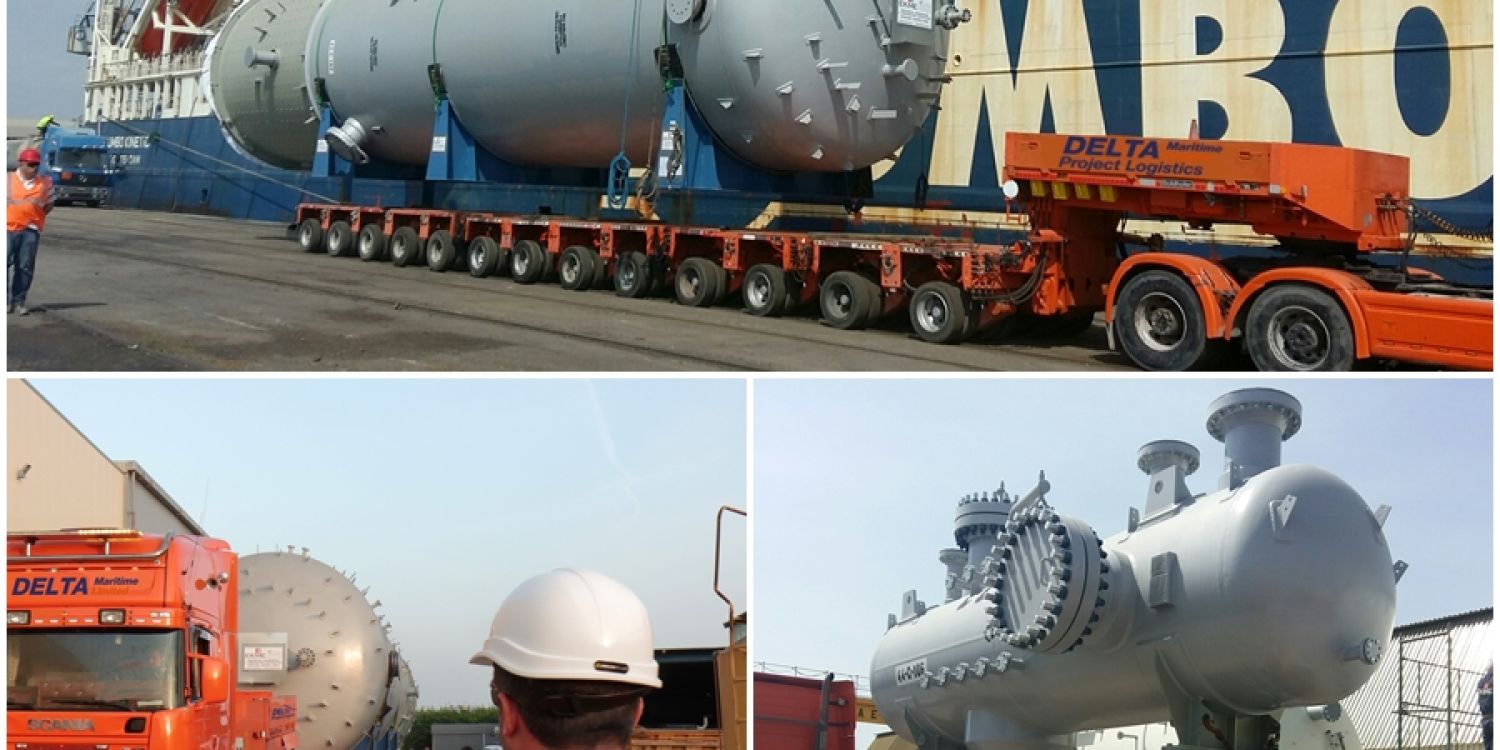 Delta Maritime undertook the Land and Port logistics in Thessaloniki of cargo manufactured in Greece by EKME SA with destination Jebel Ali.