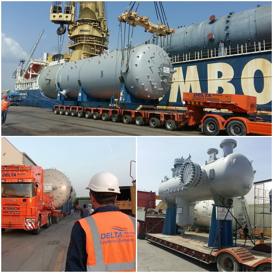 Delta Maritime undertook the Land and Port logistics in Thessaloniki of cargo manufactured in Greece by EKME SA with destination Jebel Ali.