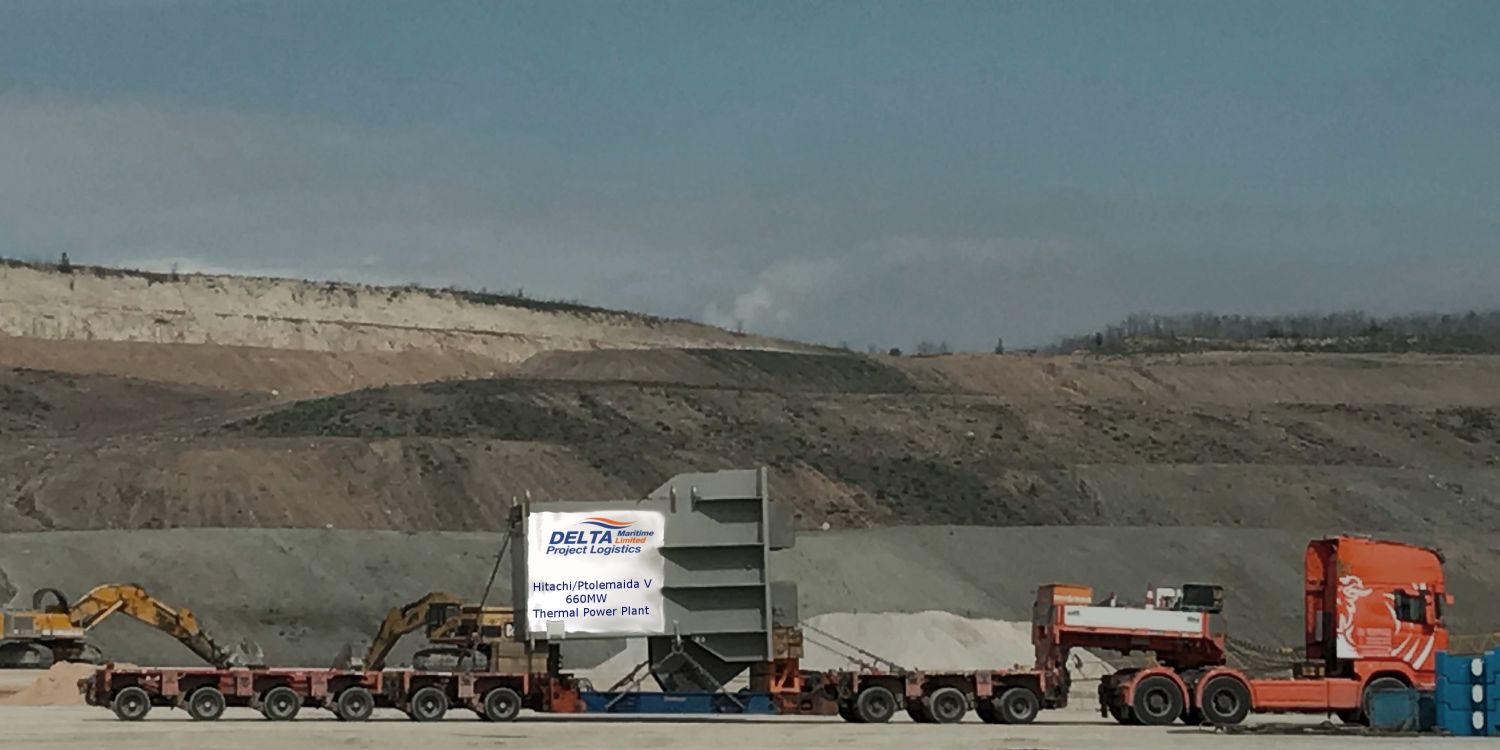 Delta Maritime Deliver OOG Construction Structures to Northern Greece